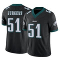 P.Eagles #51 Cam Jurgens Player Black Limited Vapor F.U.S.E. Home Game Ddoa Stitched Jerseys