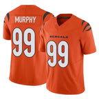 C.Bengals #99 Myles Murphy Player Orange Vapor F.U.S.E. Limited Home Game Ddoa Stitched Jerseys