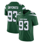 NY.Jets #93 David Onyemata Player Green Limited Vapor Home Game Ddoa Stitched Jerseys