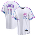 KC.Royals #11 Maikel Garcia Player White 2026 City Connect Limited Home Ddoa Stitched Jerseys