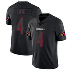 A.Cardinals #4 Jeremiyah Love Player Black Impact Limited Home Game Ddoa Stitched Jerseys