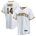 P.Pirates #14 Joey Bart Player White Home Game Ddoa Stitched Jerseys