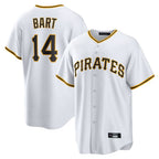 P.Pirates #14 Joey Bart Player White Home Game Ddoa Stitched Jerseys