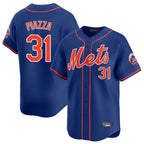 NY.Mets #31 Mike Piazza Player Royal Home Limited Ddoa Stitched Jerseys