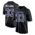 D.Cowboys #33 Javonte Williams Player Carbon Black Fashion Home Game Ddoa Stitched Jerseys