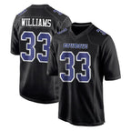 D.Cowboys #33 Javonte Williams Player Carbon Black Fashion Home Game Ddoa Stitched Jerseys