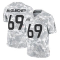 D.Broncos #69 Mike McGlinchey Player Arctic Camo Salute To Service Limited Ddoa Stitched Jerseys