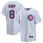 C.Cubs #8 Ian Happ Player White Game Home Ddoa Stitched Jerseys