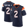 D.Broncos #2 Pat Surtain II Player Navy Home Game Ddoa Stitched Jerseys