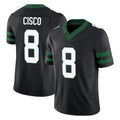 NY.Jets #8 Andre Cisco Player Black Limited Legacy Vapor F.U.S.E. Home Game Ddoa Stitched Jerseys