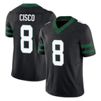 NY.Jets #8 Andre Cisco Player Black Limited Legacy Vapor F.U.S.E. Home Game Ddoa Stitched Jerseys