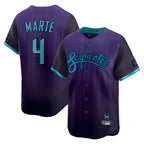 A.Diamondbacks #4 Ketel Marte Player Purple City Connect Limited Home Game Ddoa Stitched Jerseys