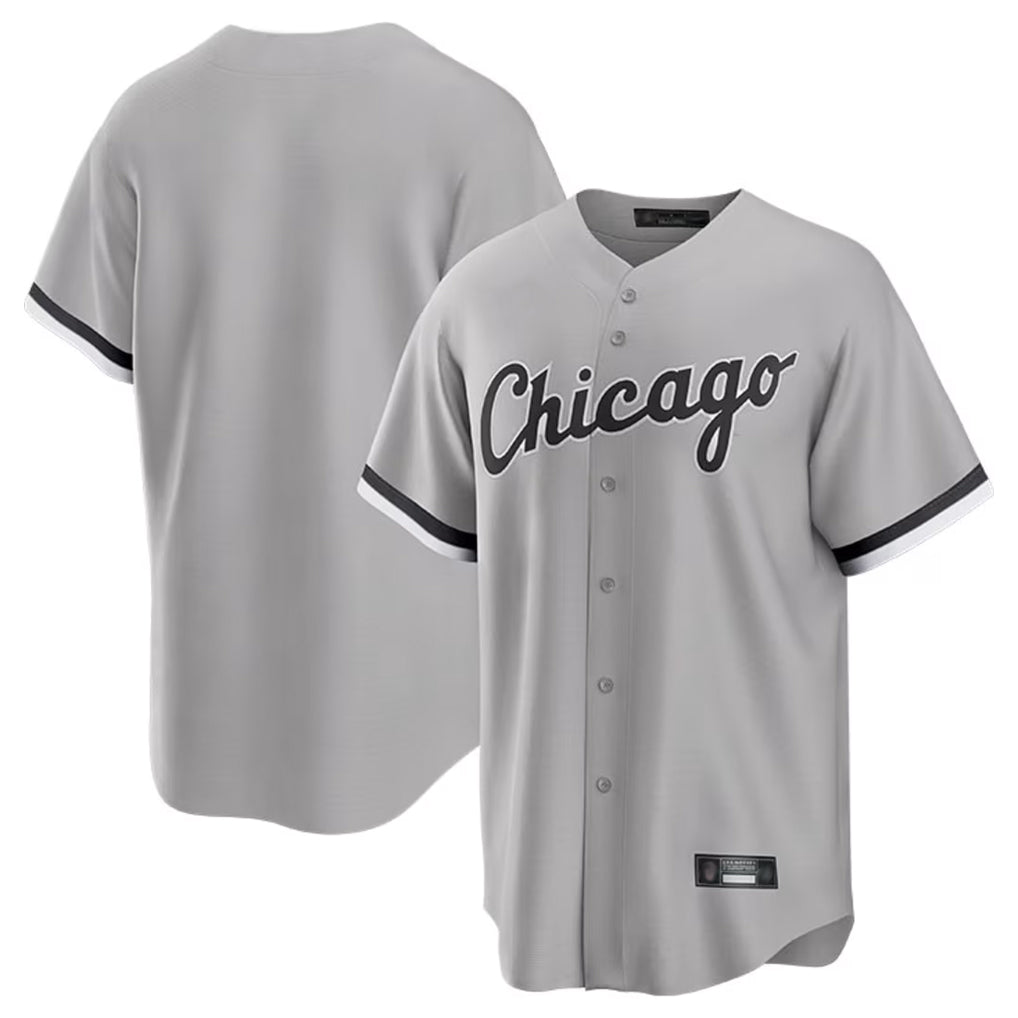 C.White Sox ## White Sox Blank Player Gray Home Game Ddoa Stitched Jerseys