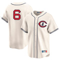 C.Cubs #6 Matt Shaw Player Cream Field of Dreams Limited Home Game Ddoa Stitched Jerseys
