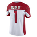 A.Cardinals #1 Kyler Murray Player White Vapor Limited Home Game Ddoa Stitched Jerseys