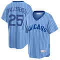 C.Cubs #25 Mois¨¦s Ballesteros Player Blue T-shirt Cooperstown Collection Limited Ddoa Stitched Jerseys