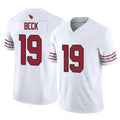 A.Cardinals #19 Carson Beck Player White Vapor F.U.S.E. Limited Home Game Ddoa Stitched Jerseys