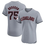 C.Guardians #75 Connor Brogdon Player Gray Road Limited Elite Home Ddoa Stitched Jerseys