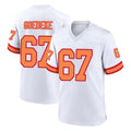 TB.Buccaneers #67 Luke Goedeke Player White '76 Home Game Ddoa Stitched Jerseys