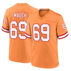 TB.Buccaneers #69 Cody Mauch Player Orange Throwback Home Game Ddoa Stitched Jerseys