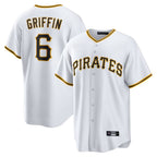 P.Pirates #6 Konnor Griffin Player White Home Game Ddoa Stitched Jerseys