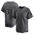 NY.Mets #31 Mike Piazza Player Gray City Connect Limited Ddoa Stitched Jerseys