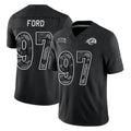 LA.Rams #97 Poona Ford Player Black Limited 2026 Salute to Service Home Game Ddoa Stitched Jerseys