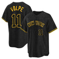 NY.Yankees #11 Anthony Volpe Player Black Snake Skin City Game Home Ddoa Stitched Jerseys