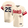 LA.Angels #25 Travis d'Arnaud Player Cream City Connect Limited Home Ddoa Stitched Jerseys