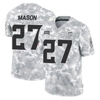 M.Vikings #27 Jordan Mason Player Arctic Camo Salute To Service Limited Game Ddoa Stitched Jerseys