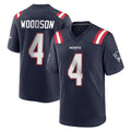 NE.Patriots #4 Craig Woodson Player Navy Home Game Ddoa Stitched Jerseys