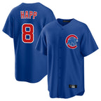 C.Cubs #8 Ian Happ Player Royal Home Game Ddoa Stitched Jerseys
