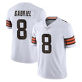 C.Browns #8 Dillon Gabriel Player White Vapor Untouchable Limited Home Game Ddoa Stitched Jerseys