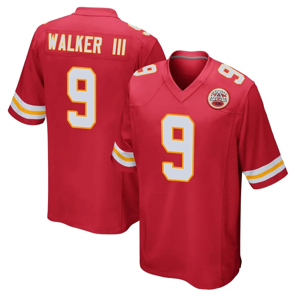KC.Chiefs #9 Kenneth Walker III Player Red Home Game Ddoa Stitched Jerseys
