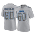 IN.Colts #60 Tanor Bortolini Player Gray Atmosphere Fashion Home Game Ddoa Stitched Jerseys