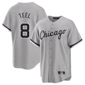 C.White Sox #8 Kyle Teel Player Gray Home Game Ddoa Stitched Jerseys