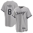 C.White Sox #8 Kyle Teel Player Gray Home Game Ddoa Stitched Jerseys