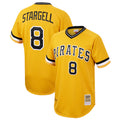 P.Pirates #8 Willie Stargell Player Gold Mitchell & Ness Cooperstown Collection 1979 Limited Ddoa Stitched Jerseys