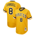 P.Pirates #8 Willie Stargell Player Gold Mitchell & Ness Cooperstown Collection 1979 Limited Ddoa Stitched Jerseys