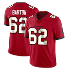 TB.Buccaneers #62 Graham Barton Player Red Limited Vapor Home Game Ddoa Stitched Jerseys