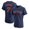 B.Red Sox #7 Masataka Yoshida Player Navy Limited Elite Home Game Ddoa Stitched Jerseys