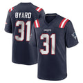 NE.Patriots #31 Kevin Byard Player Navy Home Game Ddoa Stitched Jerseys