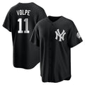 NY.Yankees #11 Anthony Volpe Player Black Game Ddoa Stitched Jerseys