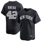 NY.Yankees #42 Mariano Rivera Player Navy Limited Home Ddoa Stitched Jerseys