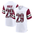 W.Commanders #29 Rasul Douglas Player White Game Home Ddoa Stitched Jerseys