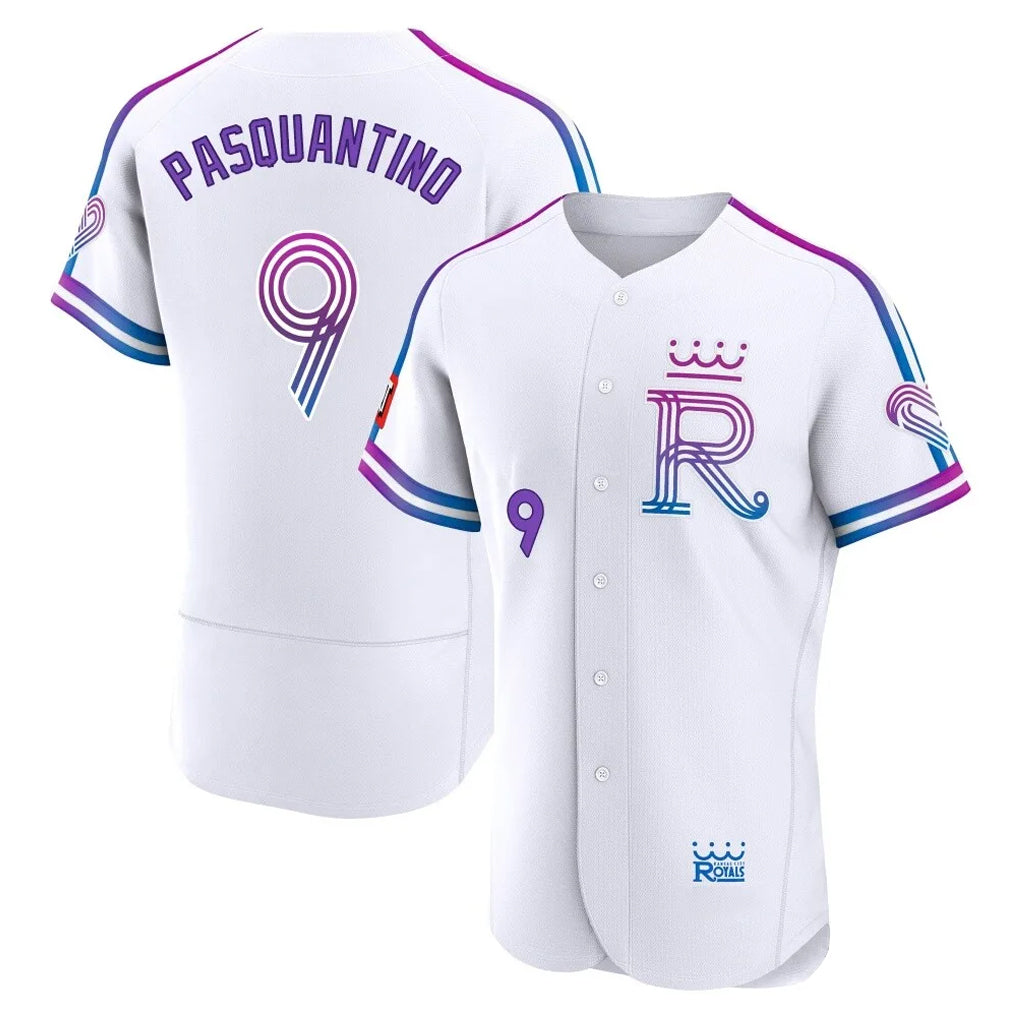 KC.Royals #9 Vinnie Pasquantino Player White 2026 City Connect Limited Elite Home Ddoa Stitched Jerseys