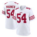 SF.49ers #54 Fred Warner Player White Game Home Ddoa Stitched Jerseys