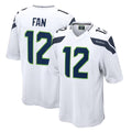 S.Seahawks #12 12th Fan Player White Home Game Ddoa Stitched Jerseys