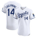 KC.Royals #14 Jac Caglianone Player White Alt Limited Elite Home Ddoa Stitched Jerseys