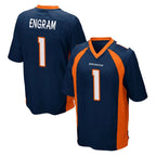 D.Broncos #1 Evan Engram Player Navy Game Ddoa Stitched Jerseys